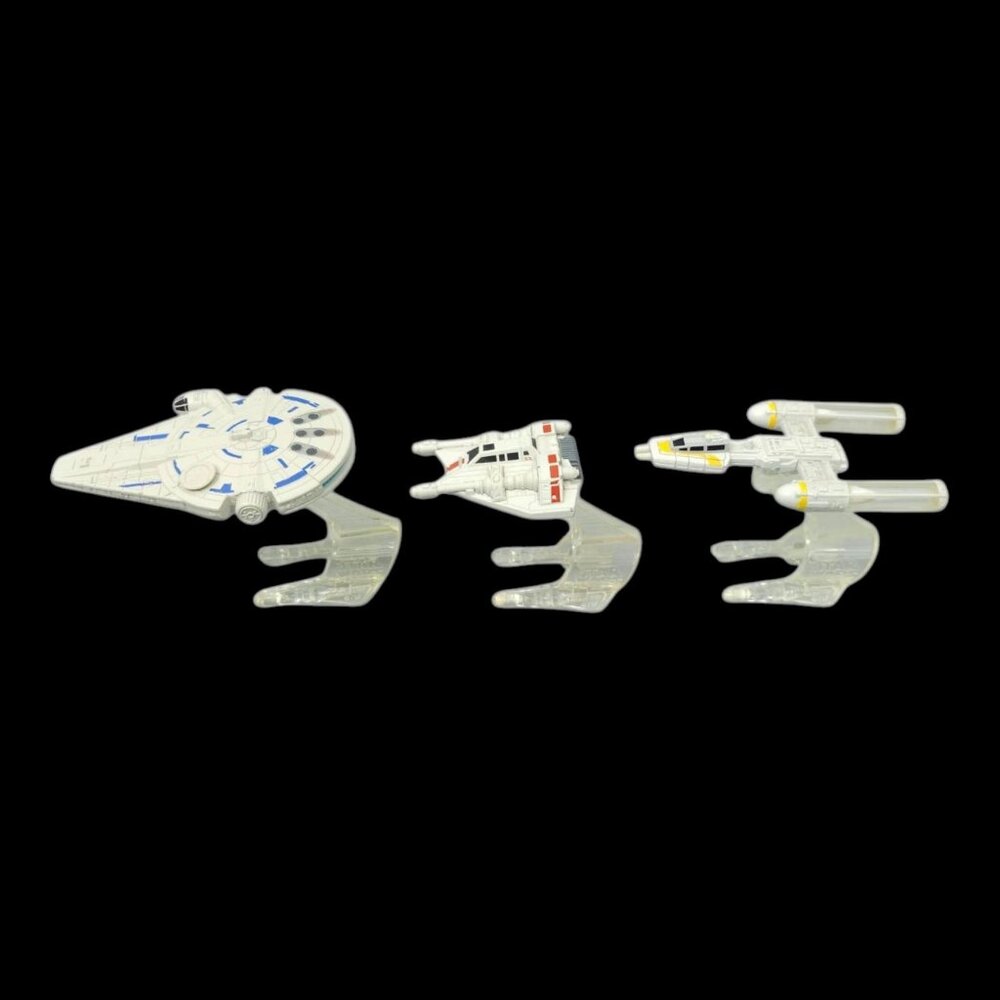 Hot Wheels Star Wars Millennium Falcon Rebel Snowspeeder Y Wing Diecast Replicas - Picture 4 of 12